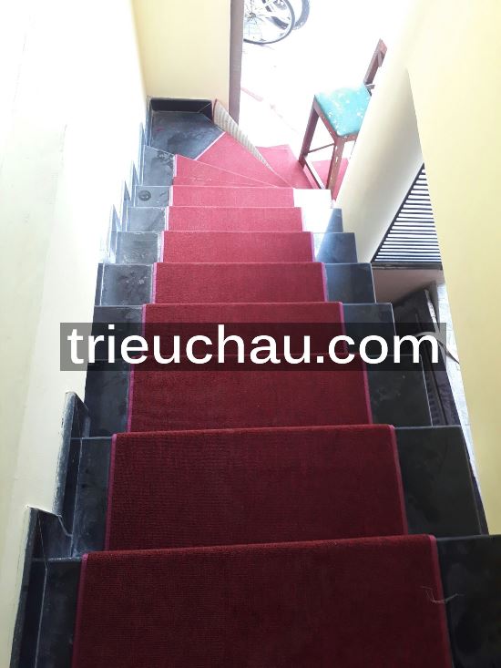 Thi công thảm trải cầu thang tại quận 1