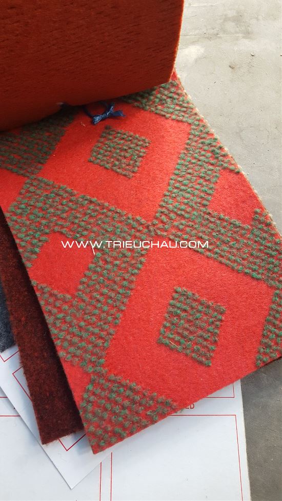 THẢM NỈ HOA VĂN 07 - THẢM TRẢI SÀN NHÀ, VĂN PHÒNG GIÁ RẺ TRIỀU CHÂU